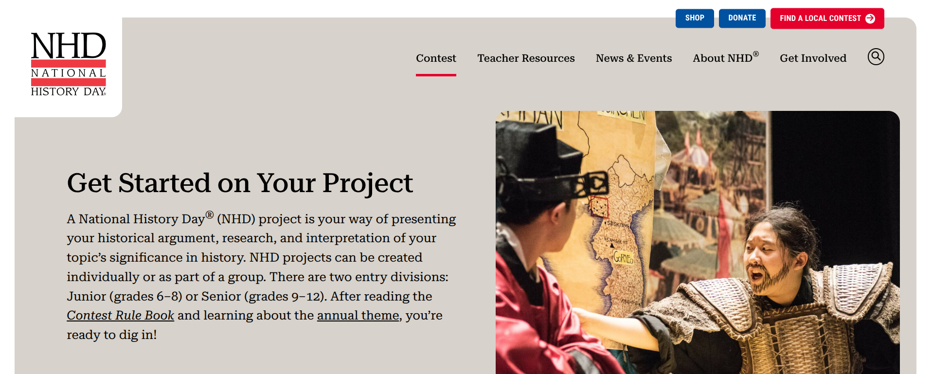 National History Day Website
