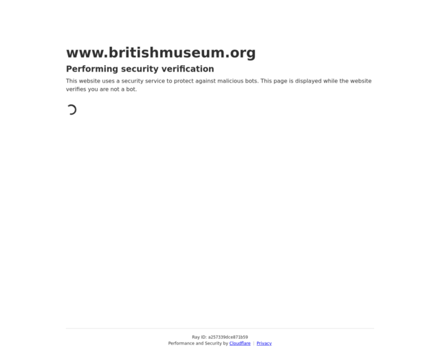 Screenshot of the Ancient Egypt British Museum website