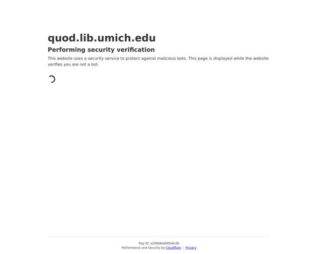 Screenshot of the Making of America (Univ. of Michigan) website