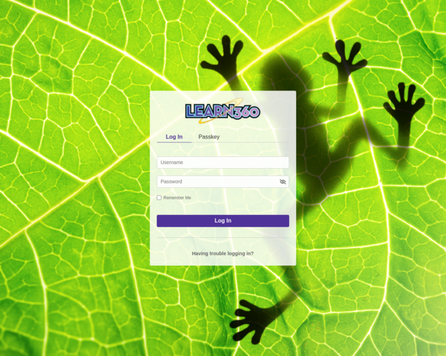 Screenshot of the Learn360 website