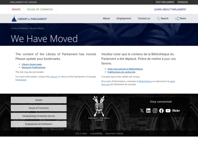 Screenshot of the International Tax Burdens website