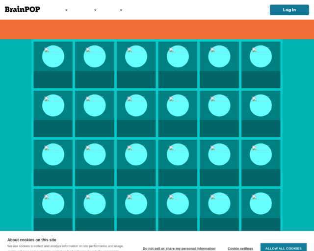 Screenshot of the Brain Pop: Digital Citizenship website