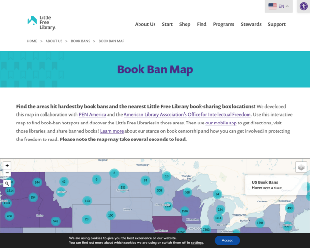 Screenshot of the Mapping Challenges website