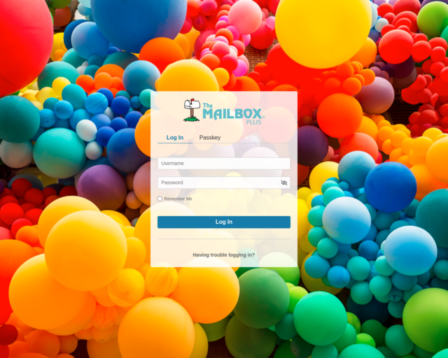Screenshot of the The Mailbox website