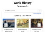 The Modern Era