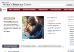 Writer's Reference Center