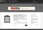 Internet Archive : Internet Archive is a non-profit library of millions of free books, movies, software, music, websites, and more. Image link to Internet Archive