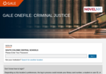 Image link to Gale OneFile: Criminal Justice