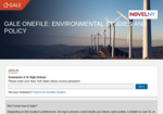 Gale Environmental Studies & Policy: Investigate environmental issues with diverse perspectives from the scientific community, policymakers, and corporate interests. Image link to Gale Environmental Studies & Policy