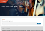 Gale Fine Arts: Search millions of articles about drama, music, art history, and filmmaking. Diverse resource for serious fine arts students. Image link to Gale Fine Arts