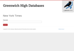 The New York Times: Full-text access to The New York Times from 1985 - present Image link to The New York Times